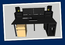 Ikea Music Production Desk